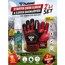Hummel Starter Kaleci Eldiveni ve Eldiven Bakım Köpüğü Ikili Set