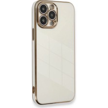 Aslanoğlu Store Iphone 15 Pro Kılıf Volet Silikon - Beyaz