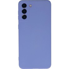 Aslanoğlu Store Samsung Galaxy S21 Plus Kılıf Nano Içi Kadife Silikon - Lila