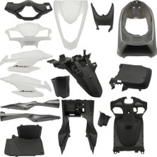 Moto Prime Kaporta Y. Set [beyaz] [yeni Model] Honda Actıva S