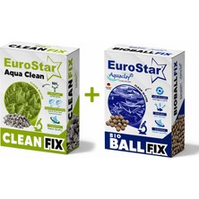 Eurostar Su Berraklaştırıcı 500ML +Eurostar Aquaclay Biyolojik Filtre Malzemesi 500ML