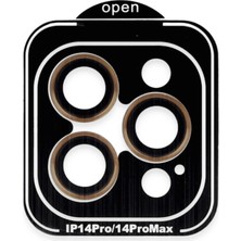 Ilkeshop Joko Iphone 15 Pro Max Pvd Metal Kamera Lens - Turuncu