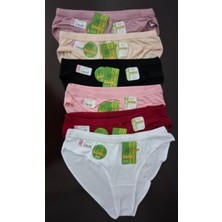 Tutku Elit 2710 Kadın Bambu Kombel Bikini Külot 12 Adet