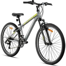 Geroni Mars Plus - 26  Mtb - 14' - 21 Vites - V.b  - Nardo Gri-Gri/neon Sarı
