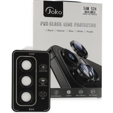 Ilkeshop Joko  Galaxy S24 Pvd Metal Kamera Lens - Siyah