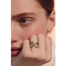 Nevamor Gold x Model Taş Detaylı Yüzük