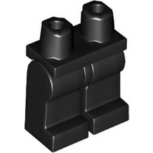 LEGO Minifigür Parçaları: Legs, Bacak, Ayak: 970C00 Black - Siyah