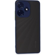 Mudanis Infinix Hot 30 4g Kılıf Montreal Silikon Kapak - Lacivert