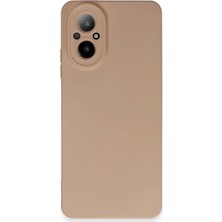 Mudanis Realme 12 Lite Kılıf Nano Içi Kadife Silikon - Pudra