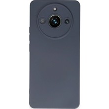 Mudanis Realme 11 Pro Kılıf Nano Içi Kadife Silikon - Gri