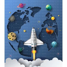 Arterior Wallpaper Çocuk Odası Uzay Serisi 05 Çocuk Odası Poster Duvar Kağıdı