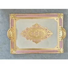 L&m 241/FRE-3 Gül Ağacı Pembe Tepsi 40X26 cm