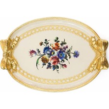L&m 130/MO-2 Gül Ağacı Krem Tepsi 36X26 cm