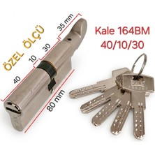 Kale Kilit 164 Bme 80MM Özel Ölçü 40/10/30 Silindir Kapı Göbeği