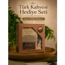 Tarihi Kadıköy Kahvesi Türk Kahvesi Yanında Cevze Hediyeli 100GR X3 Orta Kavrulmuş Taş Değirmende Öğütülmüş
