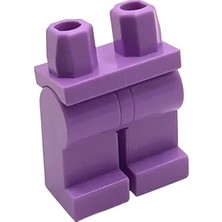 LEGO Minifigür Parçaları: Legs, Bacak, Ayak: 970C00 Medium Lavender - Lavanta - Lila