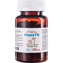 Petcore Hepatr - 100 Kapsül - Kedi ve Köpekler Için Karaciğer Fonksiyonlarını Destekleyici Premiks Yem