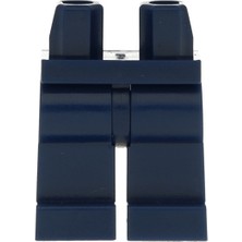LEGO Minifigür Parçaları: Legs, Bacak, Ayak: 970C00 Dark Blue - Lacivert