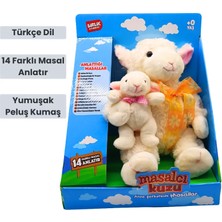Birlik Oyuncak Uyku Arkadaşı Masal Anlatan Yavrulu Sevimli Koyun M-1117526-12