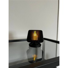Zulya Dekoratif Modern LED Mumluk Tealight 7x7.5 cm (Tek Adet)
