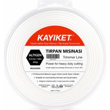 Kayıket Altıgen Tırpan Misinası 43 Metre 3,3 mm 450GR