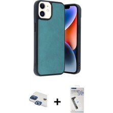Marsilyan™- iPhone 11 Kılıf Kıvılcım Işık Serisi - Şeffaf Uv Polymer Nano Ekran Koruyucu + Pers Alüminyum Kamera Lens - Lt