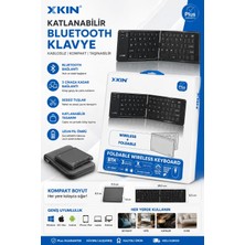 Jolita Redmi Pad 2 11'' Uyumlu Bluetooth Mini Klavye Katlanabilir Kompakt Kablosuz