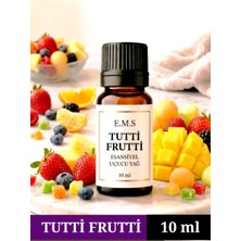 E.M.S TUTTİ FRUTTİ  Esansiyel Uçucu Yağ Buhurdanlık Yağı Difüzör Esansı Oda Kokusu Esansı MUM ESANSI 10 ML