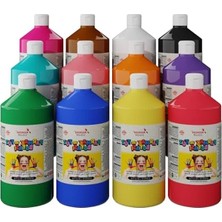 Tüm Renkler Parmak Boyası 12'li Set 12X1000 gr
