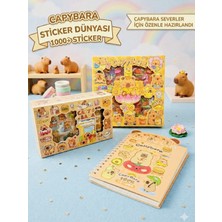 ÖZ OFİS Capybara Kapibara Özel Sticker Seti - Şeffaf & Opak Sticker Seti 3'lü Set