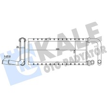 Kale Depomix Kalorifer Isuzu Npr 75 Borulu 26MM Brazing Al-Al