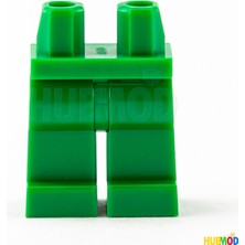 LEGO Minifigür Parçaları: Legs, Bacak, Ayak: 970C00 Bright Green - Parlak Yeşil