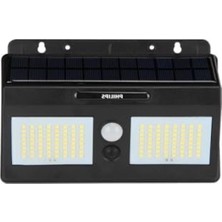 Philips BWS010 10W Solar Güneş Enerjili Duvar Aplik Beyaz Işık - Dış Mekan Sensörlü Aydınlatması
