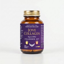 Jove Collagen  Kollajen Komplex Tip 1-2-3 Hidrolize Kollajen Peptit Hyaluronik Asit C ve D3 Vitamini 60 Kapsül