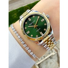 Ferrucci Kadranı Yeşil 33 mm  Kadın Kol Saati ve Bileklik