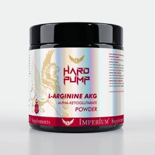 Hard Pump L-Arginine Akg Powder + C Vitamin- Alpha-Ketoglutarate ile Güçlü Performans- Nitrojen Desteği 300G  60 Service