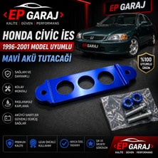 Ep Garaj Otomotiv Honda Civic Ies 1996-2001 Model Uyumlu Mavi Renkli Akü Tutacağı