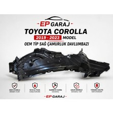 Ep Garaj Otomotiv Toyota Corolla 2019–2023 Uyumlu Oem Tip Sağ Çamurluk Davlumbazı