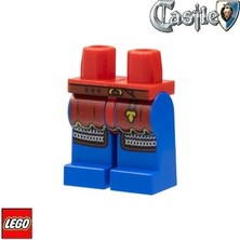LEGO Minifigür Parçaları: Legs Decorated, Bacak, Ayak: 970C07PB13 Şovalye Bacağı