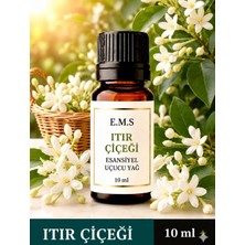E.M.S ITIR ÇİÇEĞİ Esansiyel Uçucu Yağ Buhurdanlık Yağı Difüzör Esansı Oda Kokusu Esansı MUM ESANSI 10 ML.