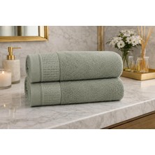 Ege Cotton Lüks Pamuk Bambu Karışımlı Banyo Havlusu 2 Adet 100  x 150  – Yüksek Emicilik, Ultra Yumuşak Dokulu Premium Kalite
