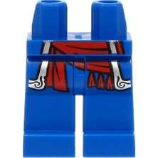 LEGO Minifigür Parçaları: Legs Decorated, Bacak, Ayak: 970C00PB1574 Korsan Bacağı