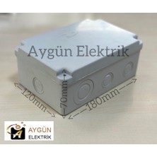 Aygün Elektrik 180X120X70MM Sıva Üstü Termoplastik Buat IP65