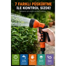Open City 7 Fonksiyonlu Bahçe Sulama Tabancası Ayarlanabilir Su Püskürtme Başlığı Ergonomik Tetikli