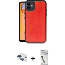 Marsilyan™- iPhone 11 Kılıf Kıvılcım Işık Serisi - Şeffaf Uv Polymer Nano Ekran Koruyucu + Pers Alüminyum Kamera Lens - Lt