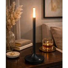 Essey Lighting Essey Lıgthing Mum Model Üç Kademeli Minimalist Masa Lamsı Şarjlı