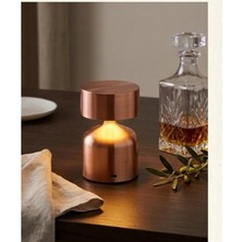 Essey Lighting Dokunmatik Dimmerli Şarjlı 3 Renk Mini Silindir Masa Lambası