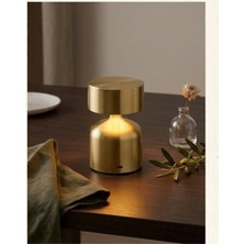 Essey Lighting Dokunmatik Dimmerli Şarjlı 3 Renk Mini Silindir Masa Lambası