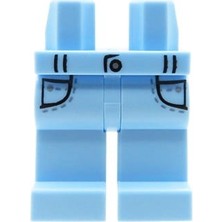 LEGO Minifigür Parçaları: Legs Decorated, Bacak, Ayak: 970C00PB1525