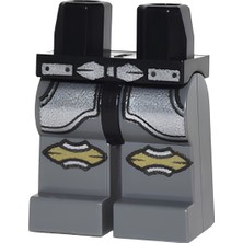 LEGO Minifigür Parçaları: Legs Decorated, Bacak, Ayak: 970C85PB10 Şovalye Bacağı